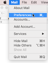 mail preferences