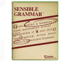 Sensible Grammar