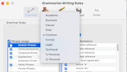 writing style usage.